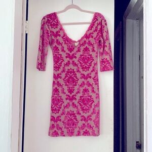 Intimately Free People Pink Fair Maiden Bodycon Dress - XS